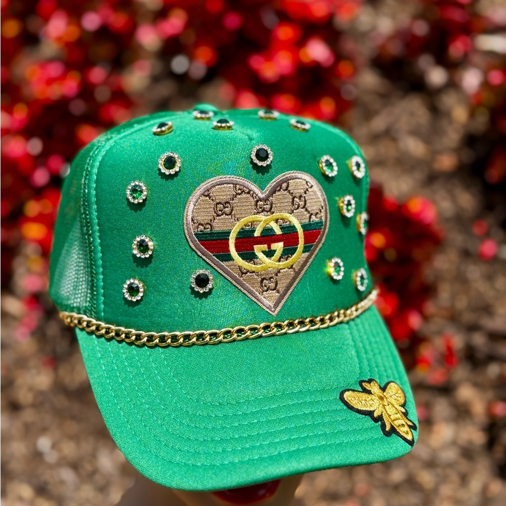 Customized💚 Heart-Embellished Hat